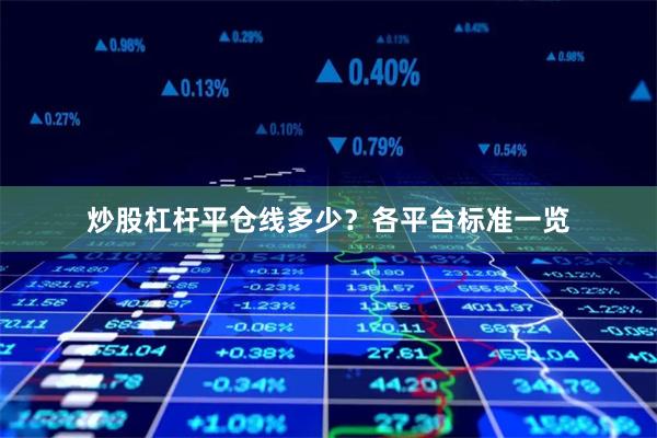 炒股杠杆平仓线多少?各平台标准一览